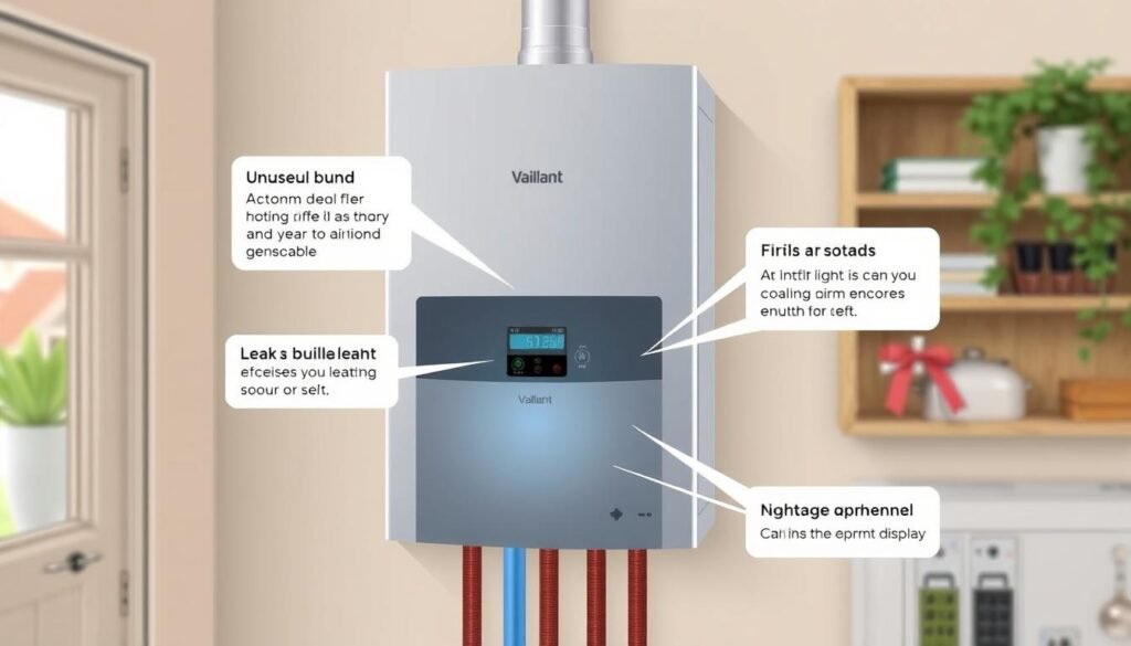 vaillant combi boiler faults