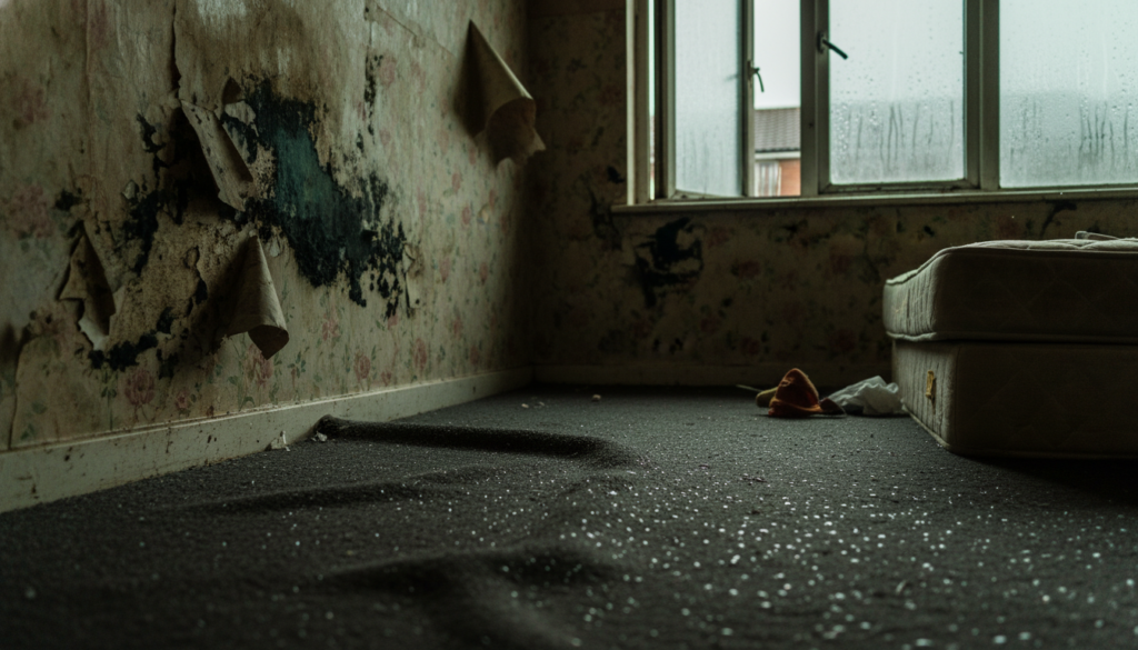 damp and mould, tenant behaviour, evidence log