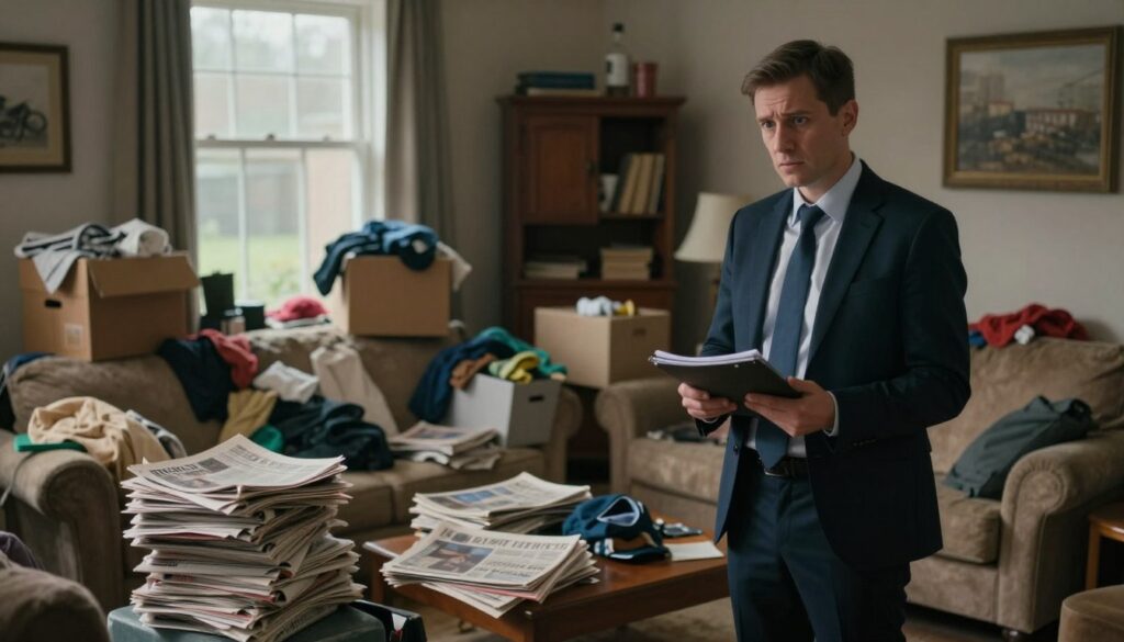 tenant hoarding landlord UK