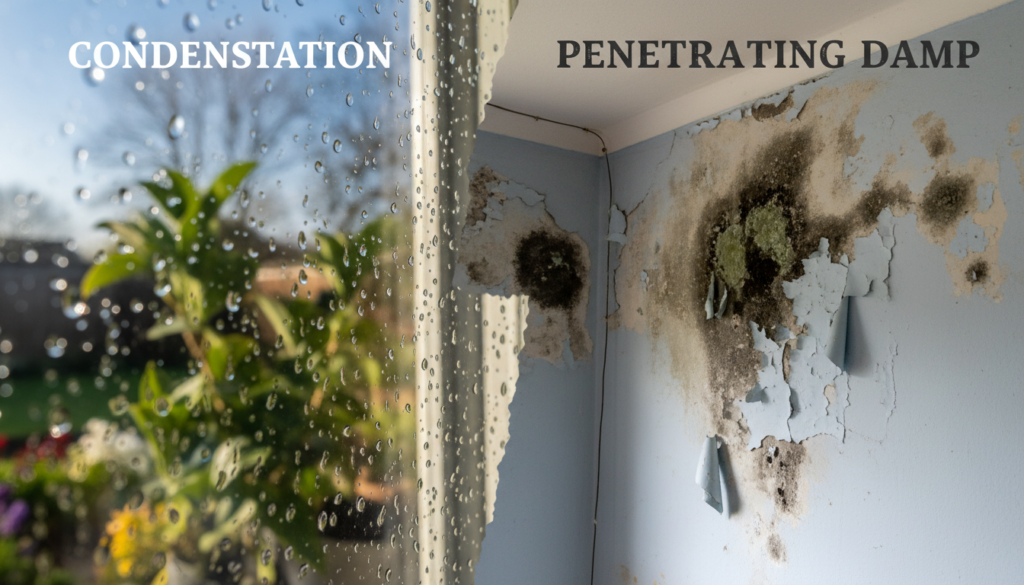 tenant lifestyle mould landlord responsibility condensation vs penetrating damp