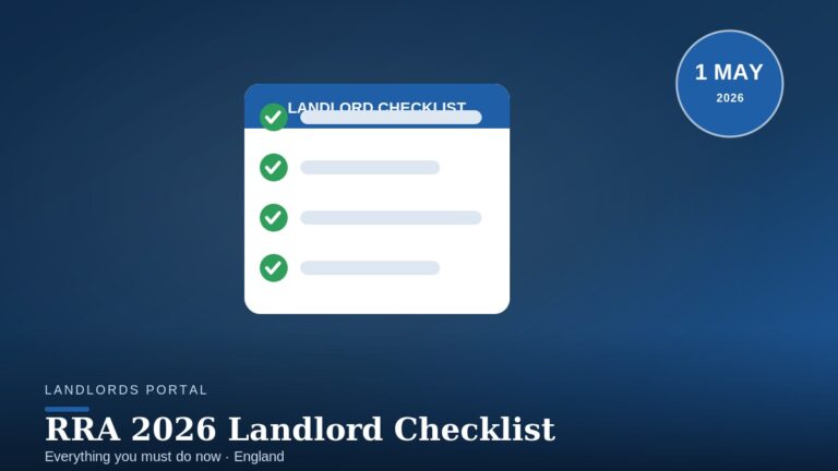 Renters' Rights Act 2026 landlord checklist — what landlords in England must do now