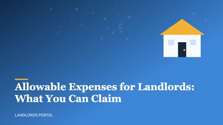 Allowable expenses for UK landlords and rental property tax