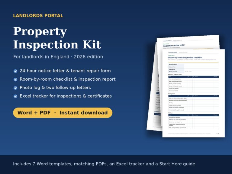 Property Inspection Kit for landlords