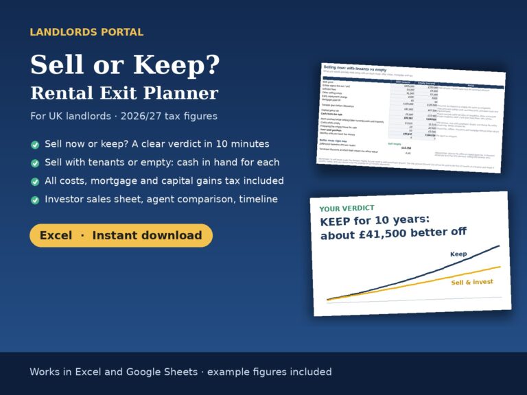Sell or Keep? Rental Exit Planner for landlords